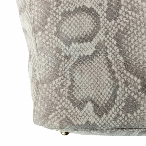 Furla Gemini Snake Embossed Shopper Tote - Picture 8 of 10